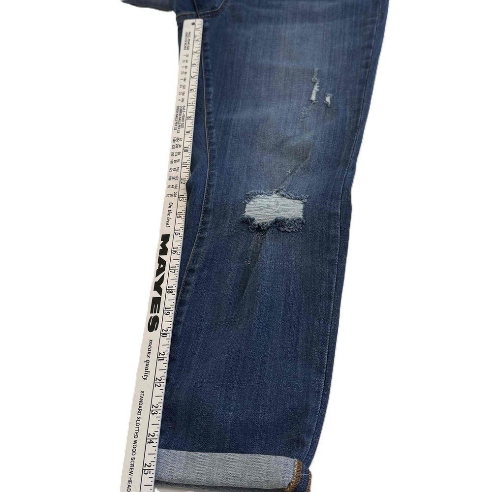 NEW Judy Blue Blue Boyfriend High Waist Cuffed Hem‎ Jeans Size 13/31 - Picture 7 of 10